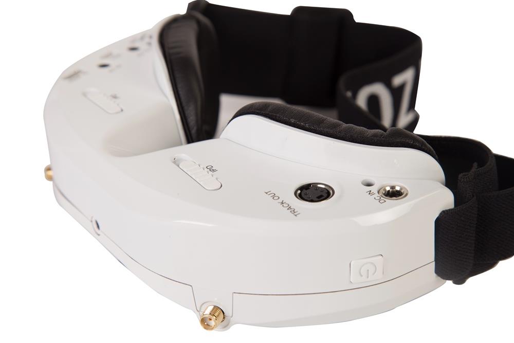 Skyzone SKY03O OLED Display 1024 X 768 5.8G 48CH Diversity FPV Video Goggles With FAN HDMI Head Tracking - White