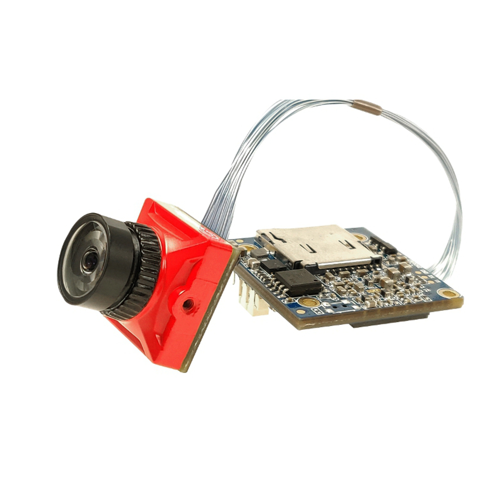 Caddx Turtle Super WDR DVR OSD Mini FPV Camera FOV 145 Degree 1/2.7" CMOS Sensor 16:9 N/P Switchable - Red