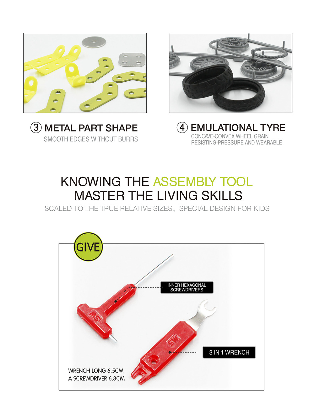 SW SW-002 158PCS DIY Stainless Steel Halley Motorcycle Alloy Assembling Educational Toys