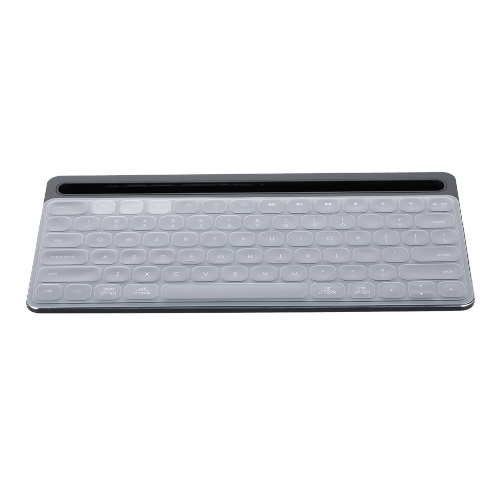 FD ik8500 Portable Wireless Bluetooth Keyboard Ultra Slim Mute Metal Panel 78 Keys - Black