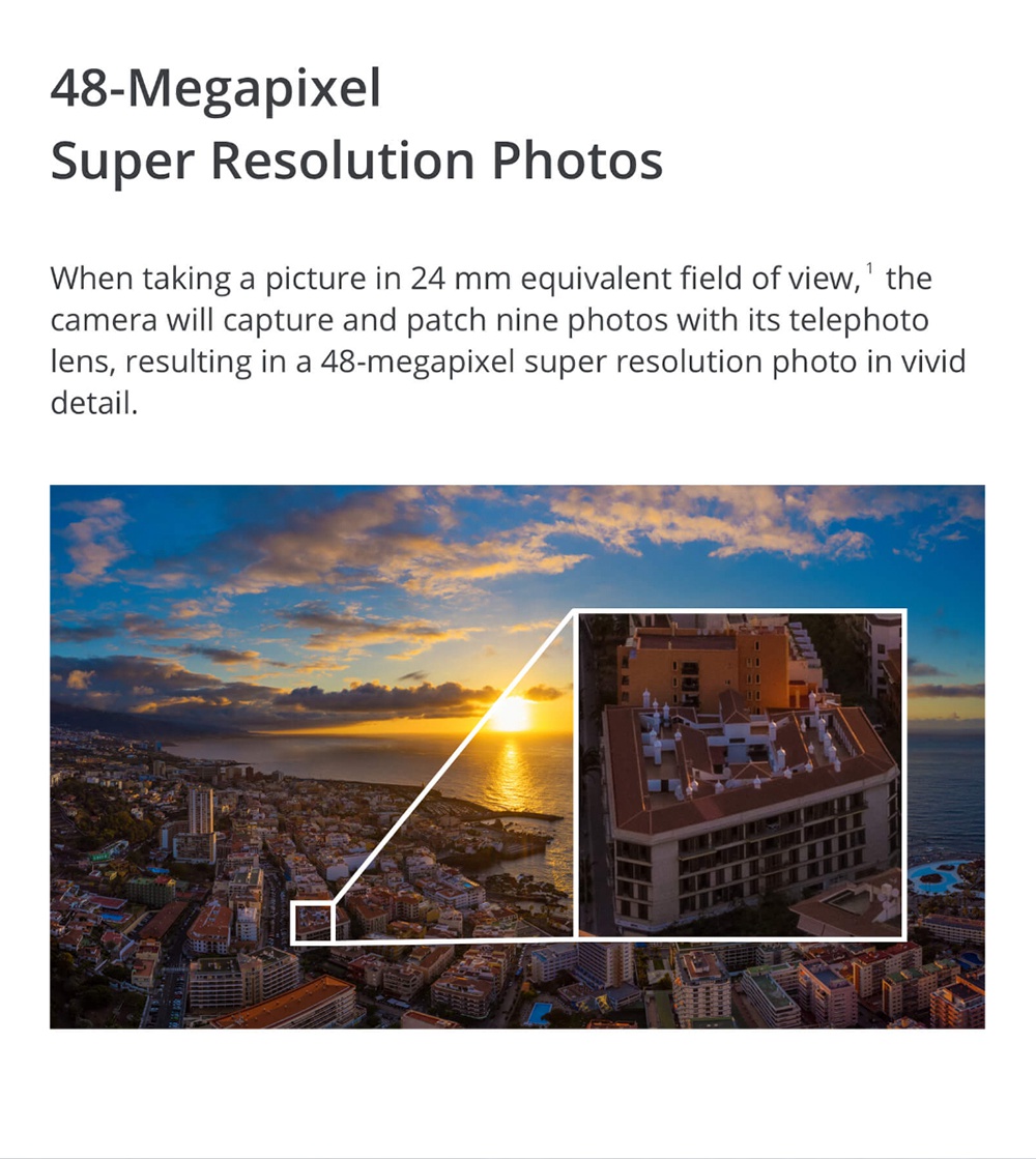 DJI Mavic 2 Pro 3-Axis Gimbal 1" CMOS Sensor Hasselblad Camera 10-bit Dlog-M Color Profile Foldable RC Drone RTF