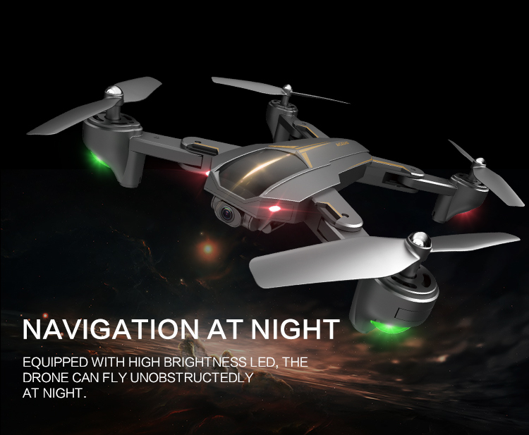 VISUO XS812 GPS 5G WiFi 2MP FPV RC Quadcopter Foldable with 2MP HD Camera 15mins Flight Time - RTF
