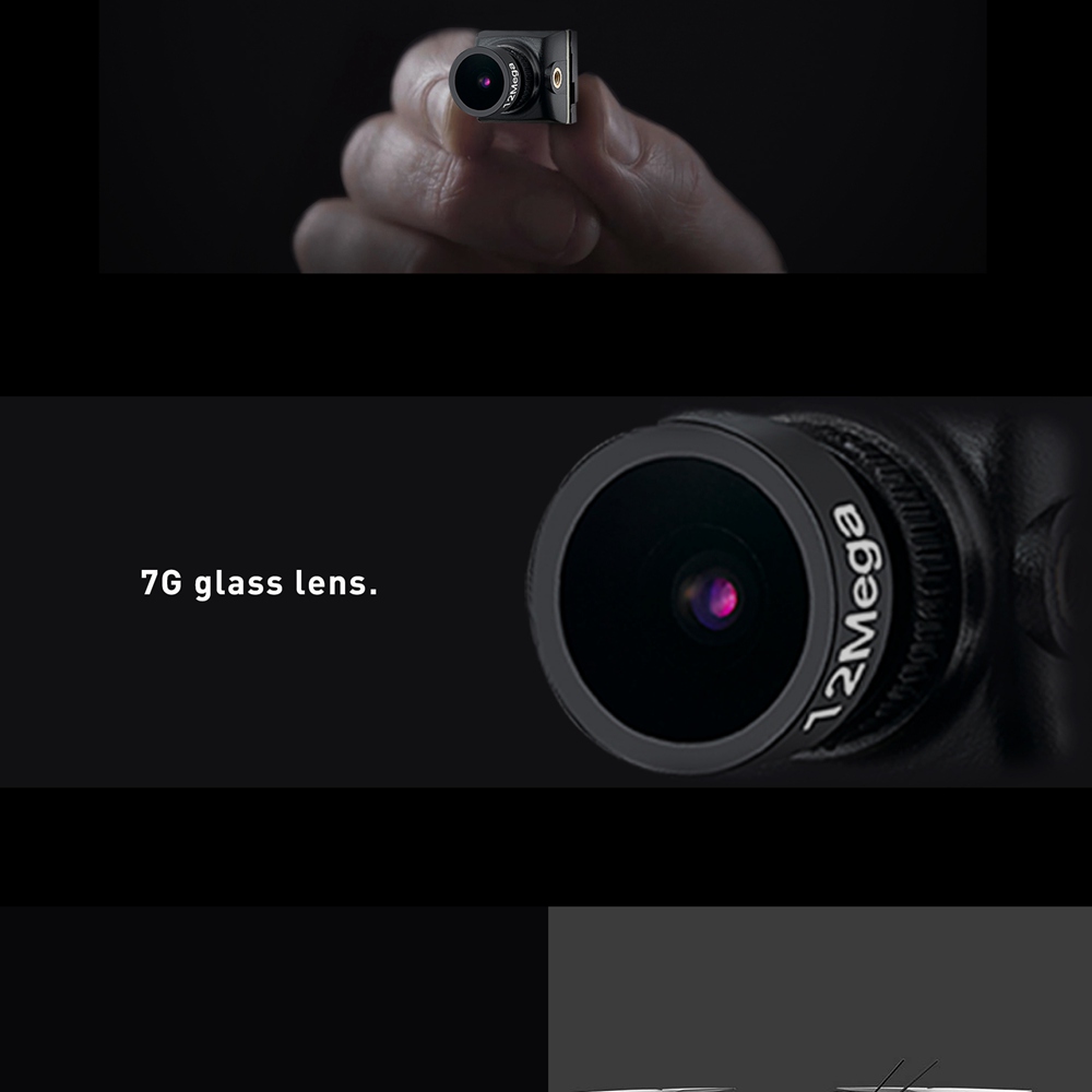 Caddx Kangaroo 12MP 7G Glass Lens Sony Starvis Sensor 4MS Ultra-low Latency Super WDR OSD FPV Camera For Racing Drone