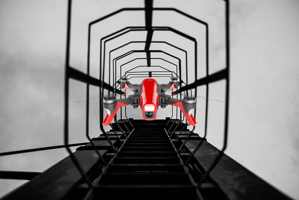 Smart Drone SMD Red Arrow Racing 5.8G FPV 720P Camera 2.4G 8CH RC Quadcopter RTF