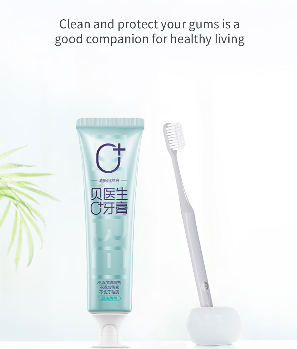 Xiaomi Doctor BET Toothbrush Handle Manual Eco-friendly Soft Toothbrush - Grey
