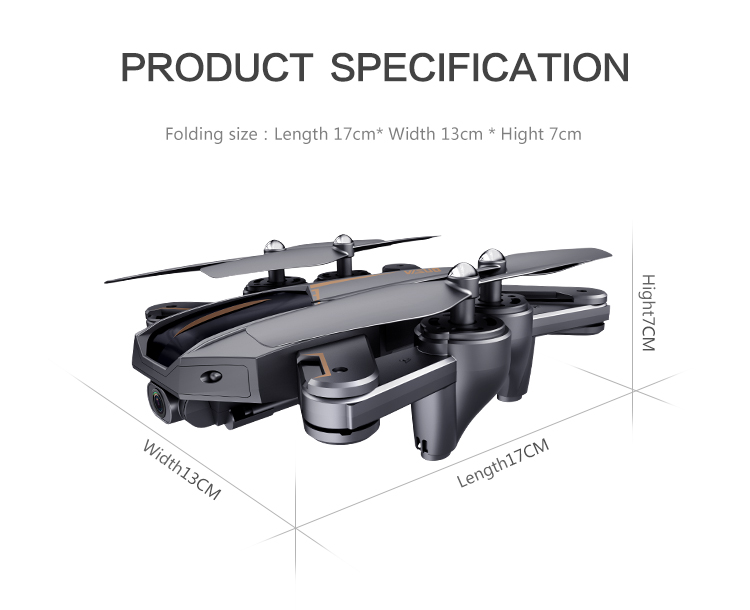 VISUO XS812 GPS 5G WiFi 2MP FPV RC Quadcopter Foldable with 2MP HD Camera 15mins Flight Time - RTF