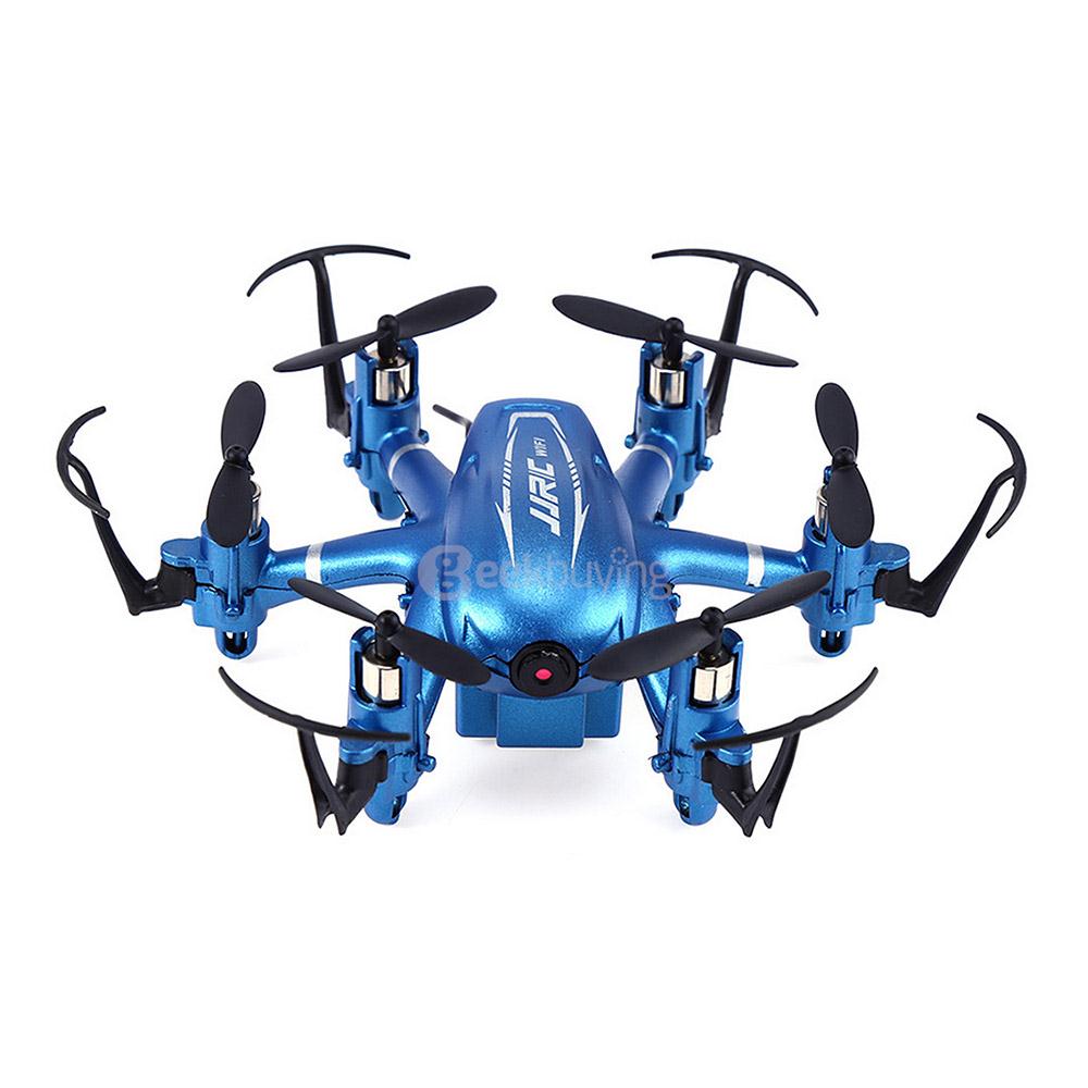 JJRC H20W WIFI FPV 2.0MP 720P HD Camera 3D Flip CF Mode 2.4G 6Axis Hexacopter VR Goggles Compatible with LED Light RTF - Blue