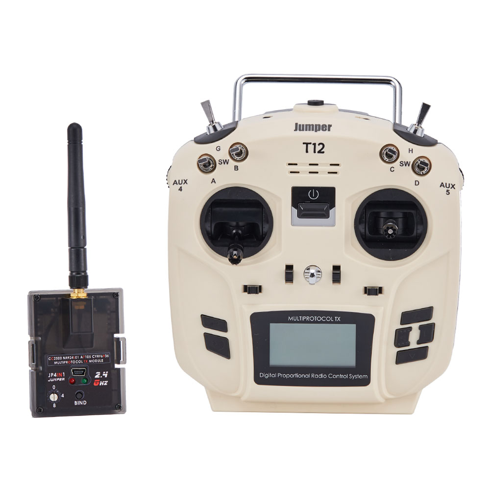 Jumper T12 2.4G 12 Channel OpenTX Transmitter Multi-protocol with Jumper JP4-in-1 Module 1.7 inch LCD - Mode 2