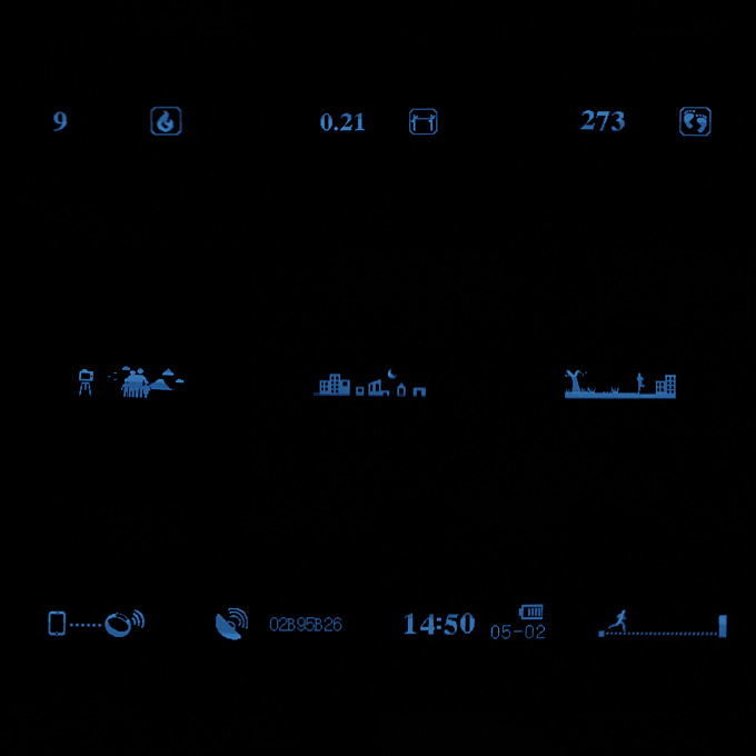 SWB02A Bluetooth 4.0 Sports Smart Bracelet OLED Display Screen Fitness Tracker Pedometer Sleep Monitor Alarm for Android iOS - Green