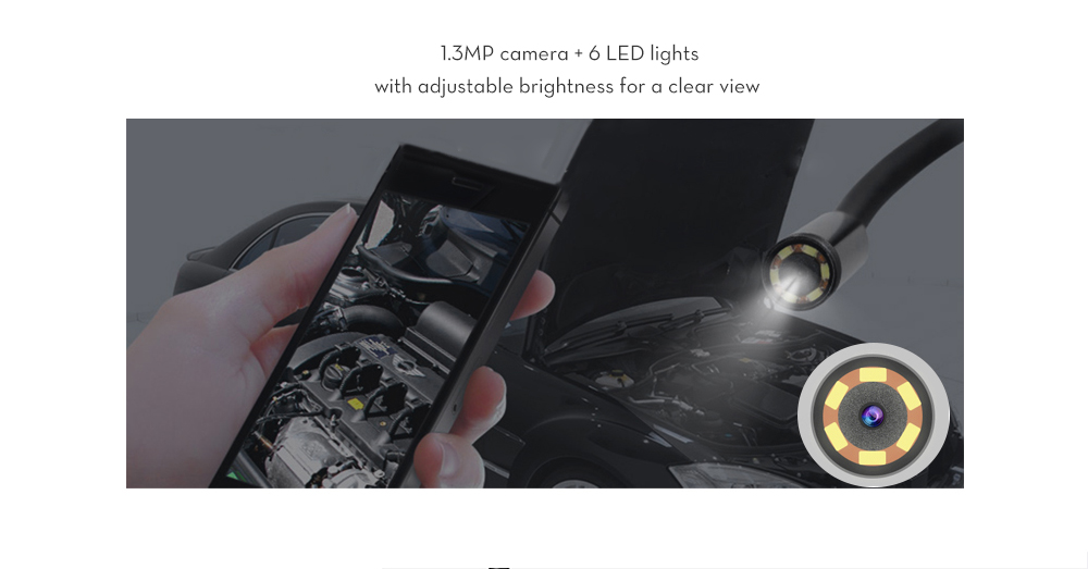 3.5M 7mm Endoscope Camera 640*480 Phones/1280*720 PC for Android