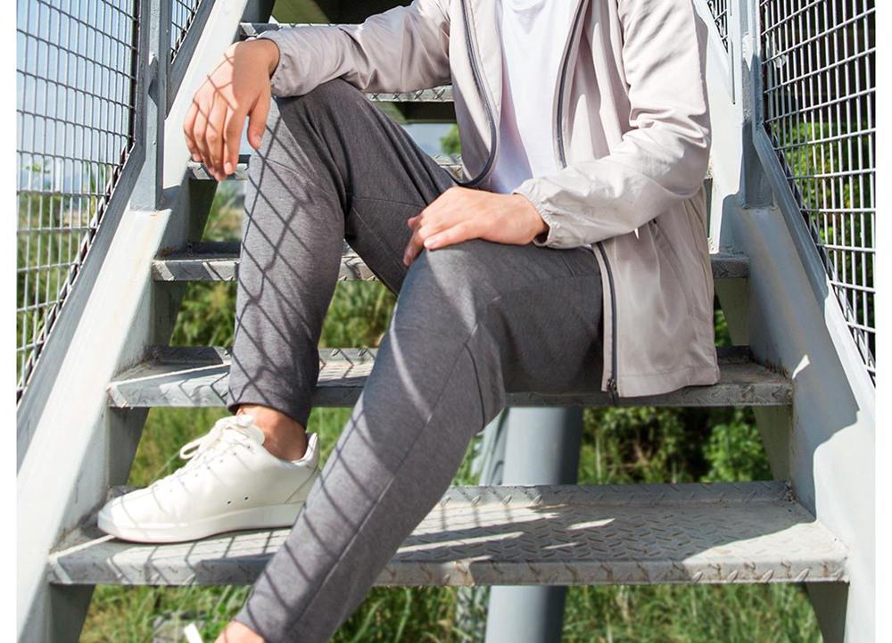 Xiaomi Men Backpack Jacket Water-resistant Sport Coat Size M -Khaki Gray