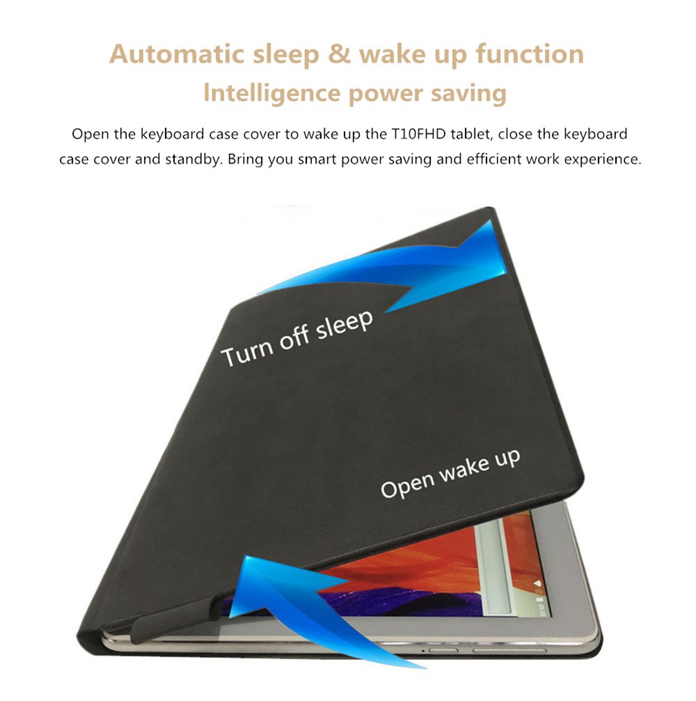 K116 Original Magnetic Docking Folding Stand keyboard Case Cover with Automatic sleep and wake - up function for T10FHD