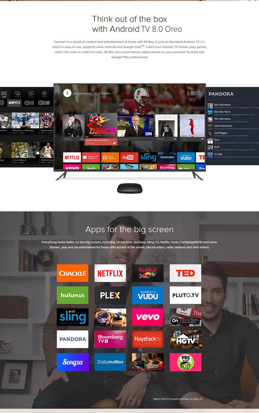 [Germany Stock]XIAOMI 4K Mi Box Android TV 8.0 Oreo Set-top Box Netflix 4K Streaming H.265 VP9 HDR Video Dolby DTS  Certified [Official International Version]