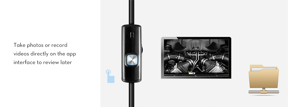 3.5M 7mm Endoscope Camera 640*480 Phones/1280*720 PC for Android