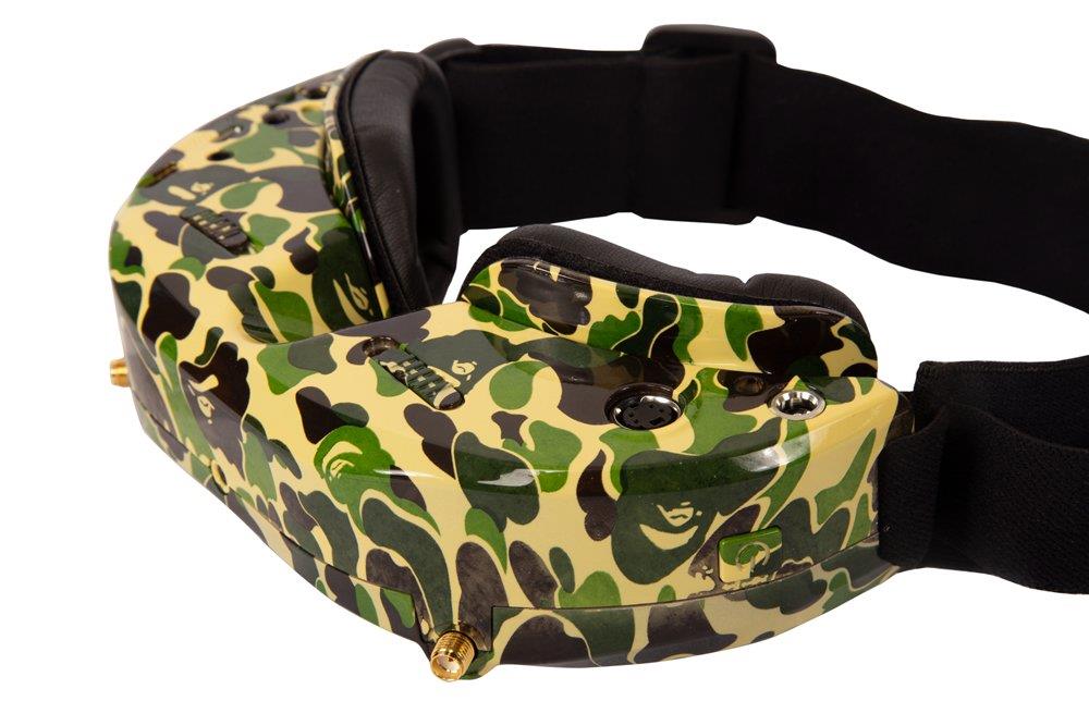 Skyzone SKY03O OLED Display 1024 X 768 5.8G 48CH Diversity FPV Video Goggles With FAN HDMI Head Tracking - Camouflage