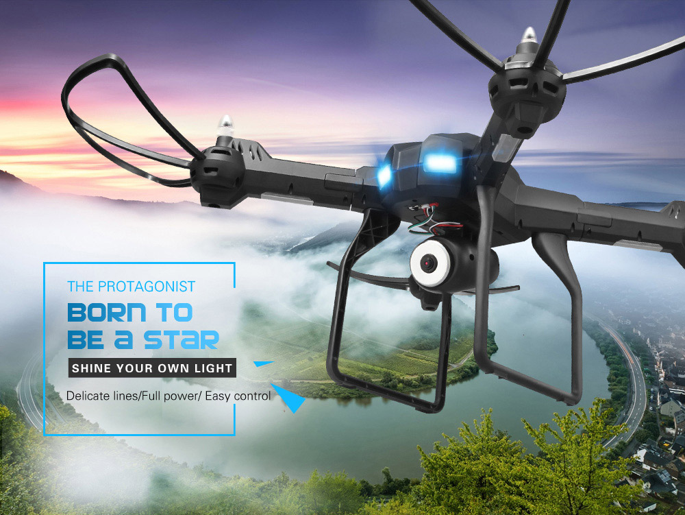 JJRC H28W Wifi FPV With 2.0MP Camera 2.4G 4CH 6Axis One Axis Gimbal RC Quadcopter RTF
