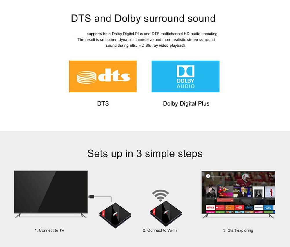 [Germany Stock]Bundle H96 PRO Plus KODI 17.3 Android 7.1 Amlogic S912 4K 3GB/32GB TV BOX + VIBOTON i8 Plus 2.4G Wireless Keyboard