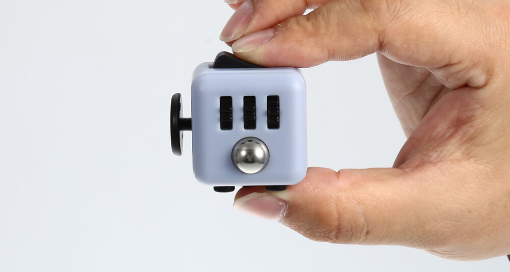 Stress Reliever Magic Cube for Worker  -  Black + Red