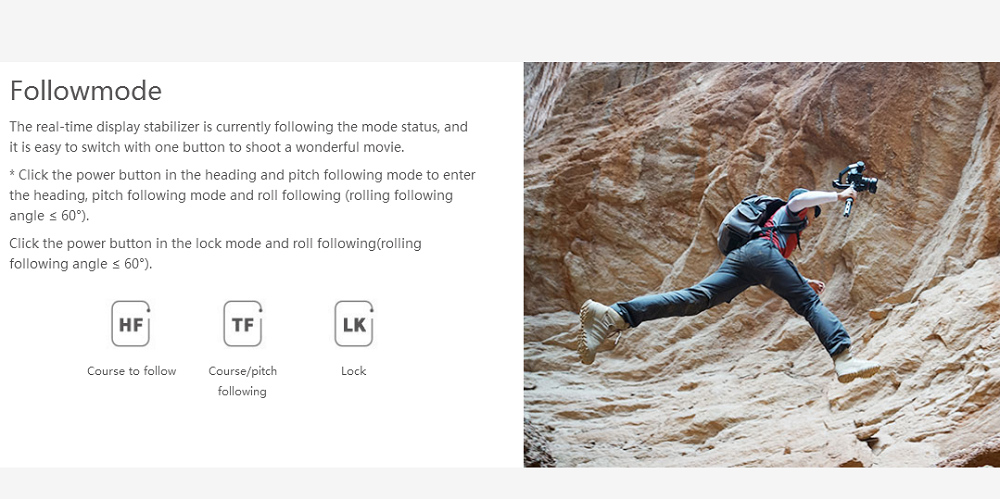 FeiyuTech AK4000 3-Axis Handheld Gimbal Stabilizer with LCD Touch Screen Max Load 4kg for Mirrorless DSLR Camera - Black