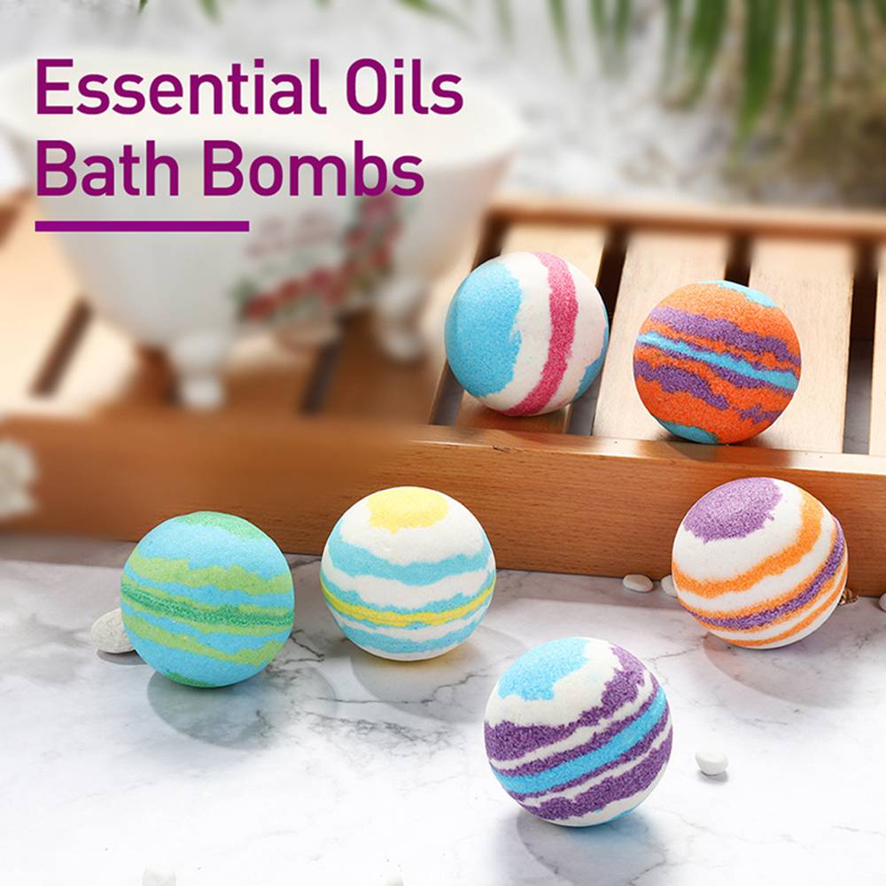 6pcs Bath Salt Ball Set B