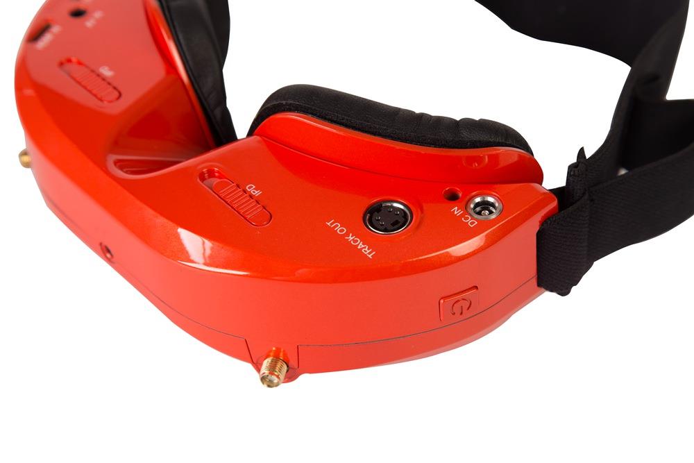 Skyzone SKY03O OLED Display 1024 X 768 5.8G 48CH Diversity FPV Video Goggles With FAN HDMI Head Tracking - Metallic Orange