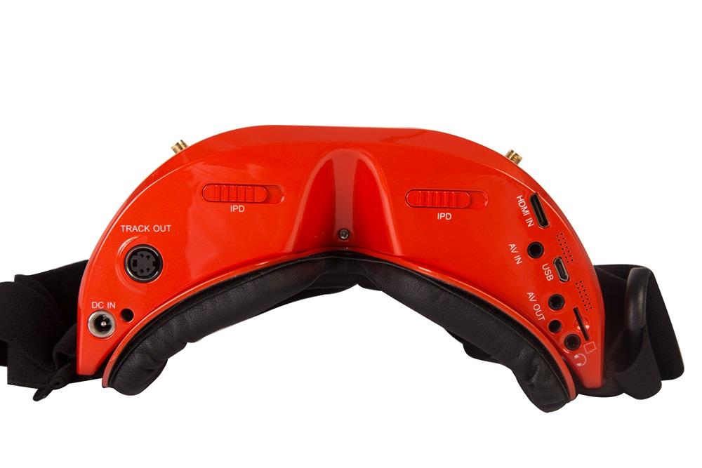 Skyzone SKY03O OLED Display 1024 X 768 5.8G 48CH Diversity FPV Video Goggles With FAN HDMI Head Tracking - Metallic Orange
