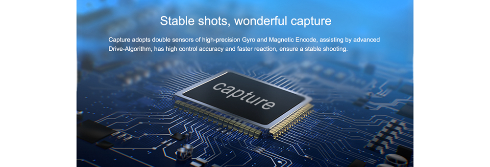 FUNSNAP Capture 3-Axis Brushless Handheld Gimbal Stabilizer for Smartphone