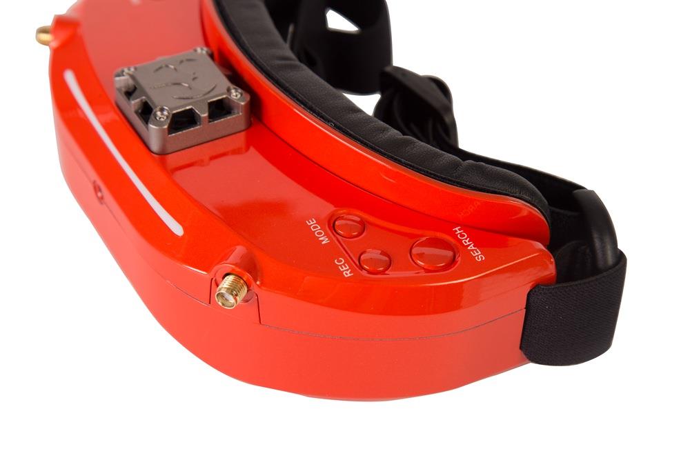 Skyzone SKY03O OLED Display 1024 X 768 5.8G 48CH Diversity FPV Video Goggles With FAN HDMI Head Tracking - Metallic Orange