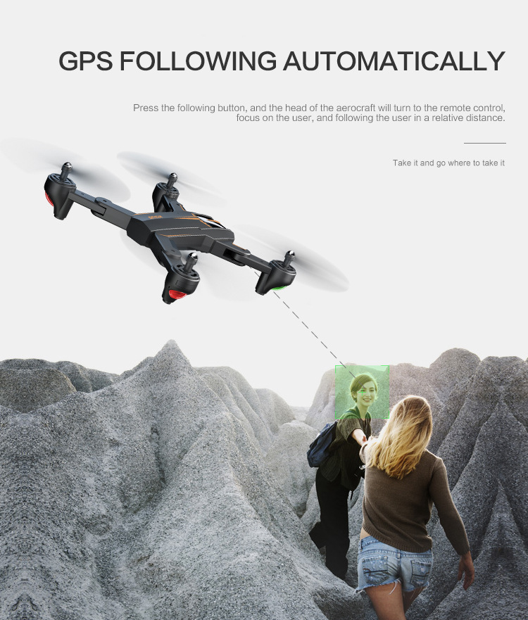 VISUO XS812 GPS 5G WiFi 2MP FPV RC Quadcopter Foldable with 2MP HD Camera 15mins Flight Time - RTF