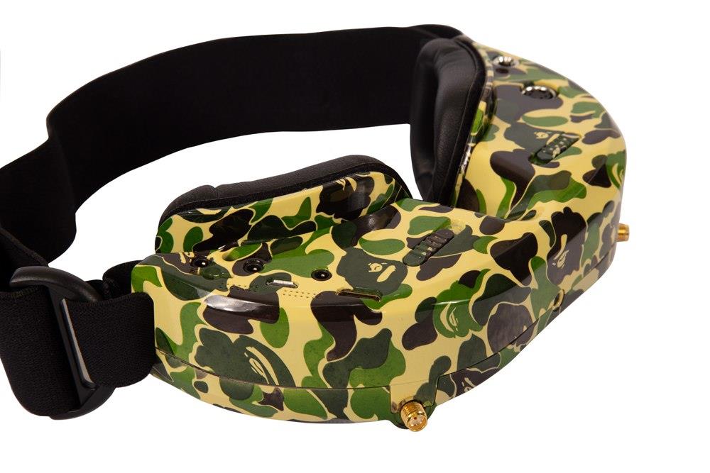 Skyzone SKY03O OLED Display 1024 X 768 5.8G 48CH Diversity FPV Video Goggles With FAN HDMI Head Tracking - Camouflage
