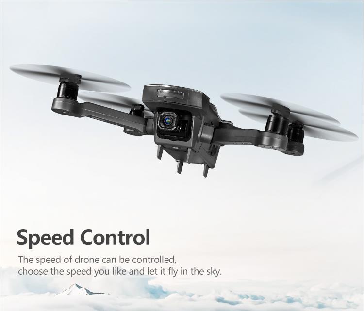 AOSENMA CG033 5G 1080P FHD WIFI FPV Self-stable One-Axis Gimbal Foldable Brushless RC Quadcopter with GPS Follow Me Mode RTF - Blue