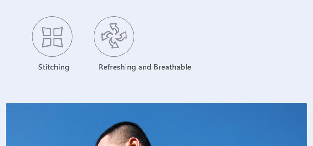 Xiaomi Men Backpack Jacket Water-resistant Sport Coat Size M -Khaki Gray