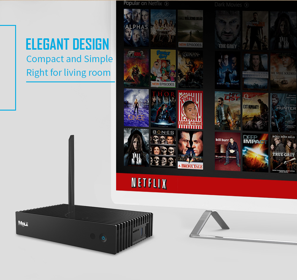 [HK Stock]MELE PCG35 Apo Licensed Windows 10 4GB/32GB Fanless Desktop Mini PC Intel Apollo Lake J3455 4K HDMI VGA M.2 SSD 2.5" HDD 802.11ac WiFi Gigabit LAN Bluetooth USB3.0 Type-C