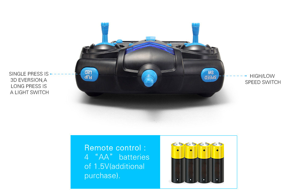 JJRC H28W Wifi FPV With 2.0MP Camera 2.4G 4CH 6Axis One Axis Gimbal RC Quadcopter RTF