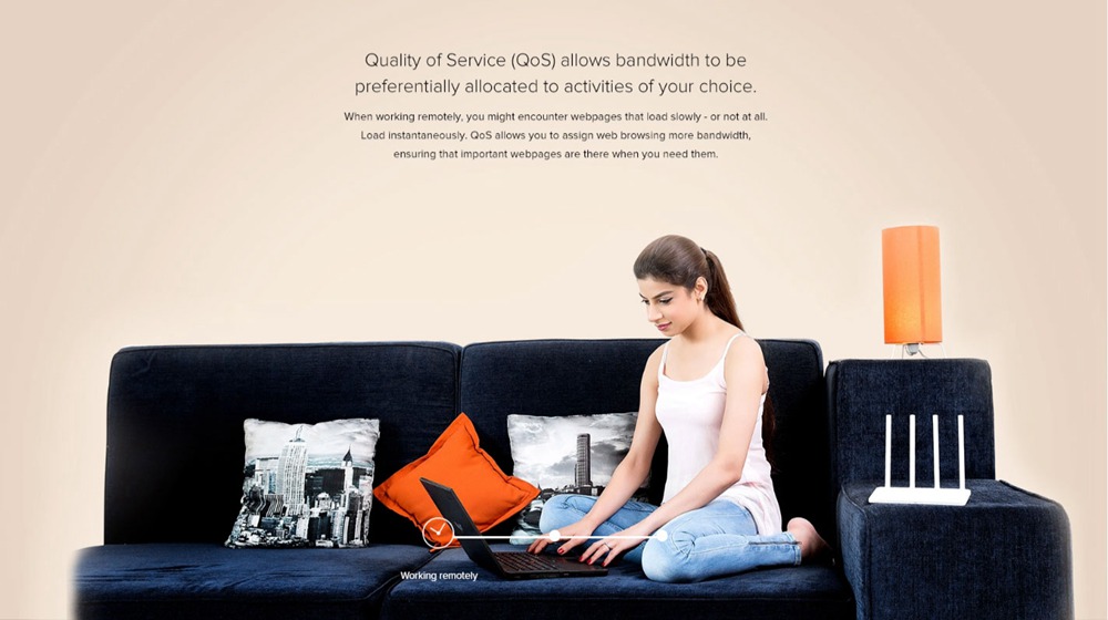 Original Xiaomi Mi WiFi Router 3C 2.4GHz 802.11n 300Mbps 64MB ROM 4 Antennas Smart WiFi Repeater APP Control Support iOS Android - White