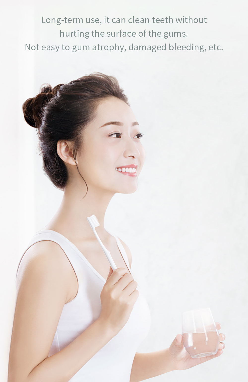 Xiaomi Doctor BET Toothbrush Handle Manual Eco-friendly Soft Toothbrush - Grey