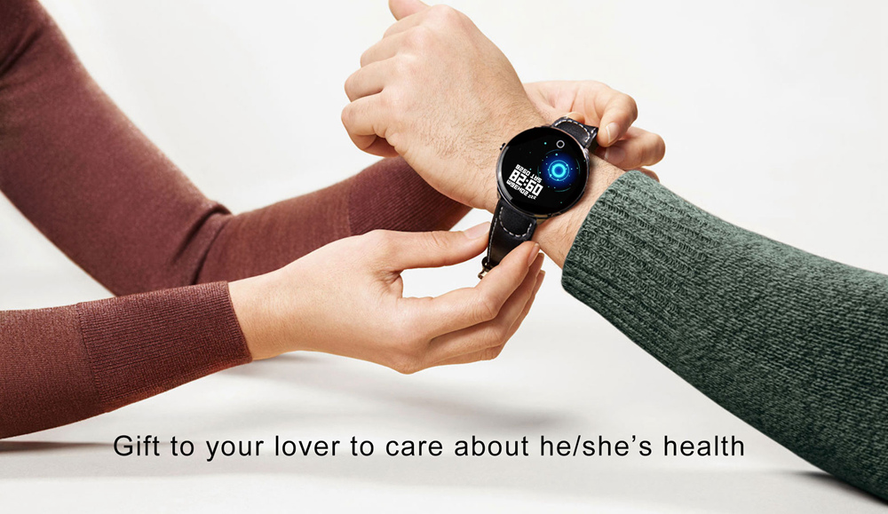 Makibes T4 Pro Smart Watch 1.3 Inch TFT Screen IP67 Heart Rate Blood Pressure Oxygen Sleep Monitor - Denim Blue