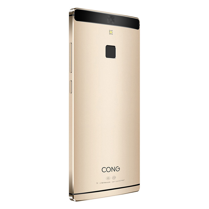 Qingcong Metal 4G LTE 5.5inch FHD Android 5.1 3GB 16GB Smartphone 64bit MTK6753 Octa Core Fingerprint Scanner - Gold