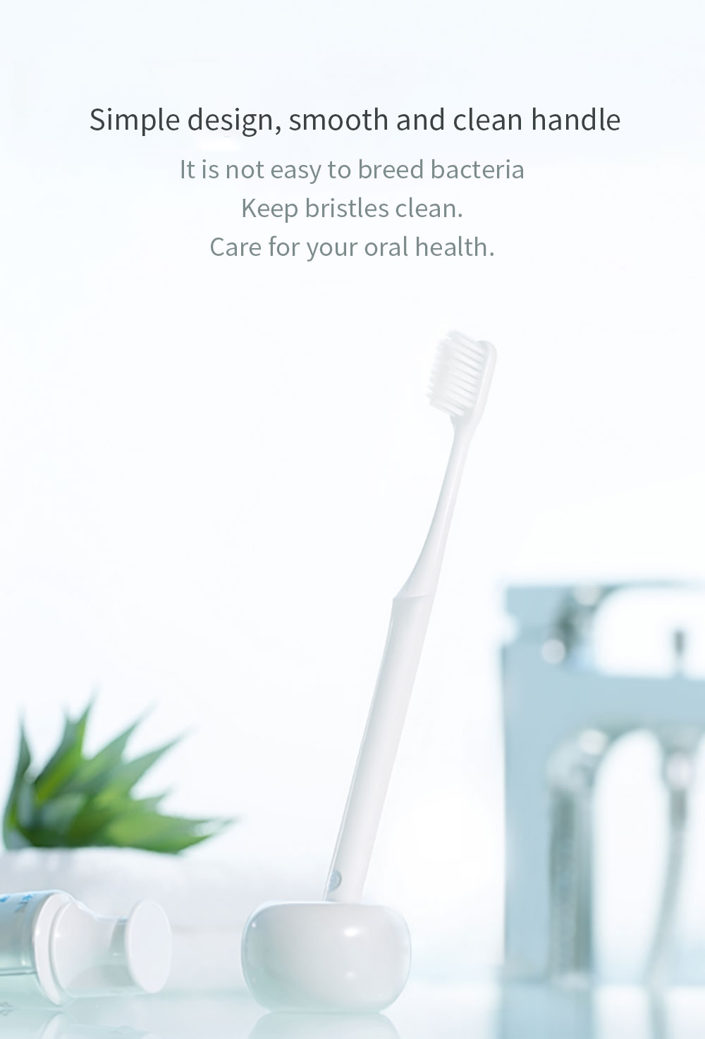Xiaomi Doctor BET Toothbrush Handle Manual Eco-friendly Soft Toothbrush - Grey