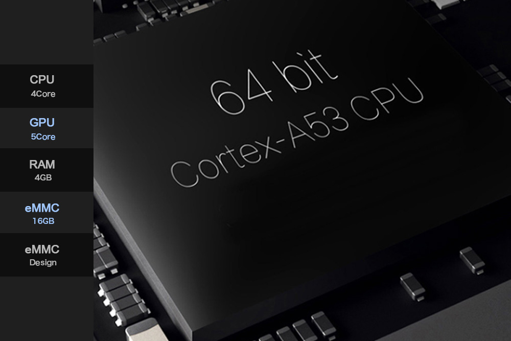 Bundle A5X MAX Android 8.1 Oreo KODI 17.3 RK3328 4K TV Box 4GB/16GB USB3.0 WIFI Bluetooth LAN VP9 H.265 HDMI + Tronsmart TSM01 EN Air Mouse