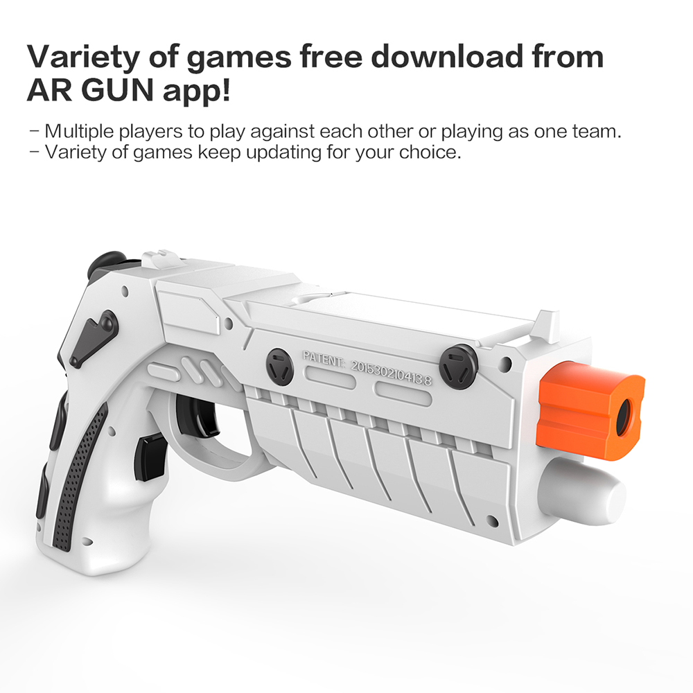 iPEGA PG-9082 Joystick AR Gun Bluetooth Game Controller for 4-6inch Android Mobile phone - White