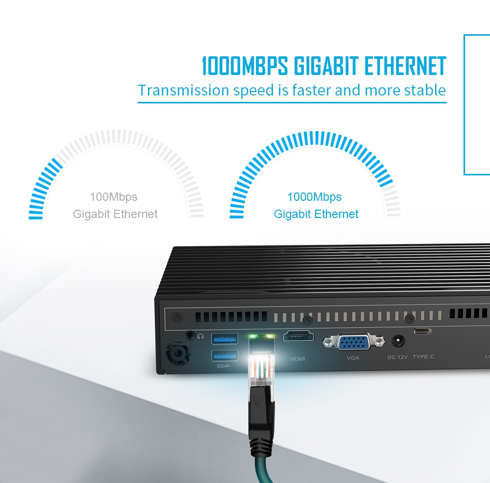 [HK Stock]MELE PCG35 Apo Licensed Windows 10 4GB/32GB Fanless Desktop Mini PC Intel Apollo Lake J3455 4K HDMI VGA M.2 SSD 2.5" HDD 802.11ac WiFi Gigabit LAN Bluetooth USB3.0 Type-C