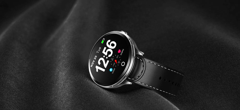 Makibes T4 Pro Smart Watch 1.3 Inch TFT Screen IP67 Heart Rate Blood Pressure Oxygen Sleep Monitor - Denim Blue