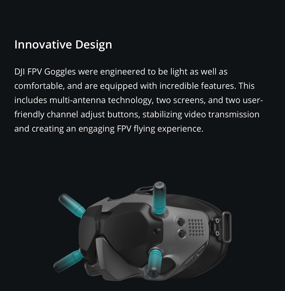 DJI Digital FPV System 720P@120fps FPV Video Goggles 5.8G 8CH Transmitter Air Unit HD 1080P@60fps Cam For Racing Drone