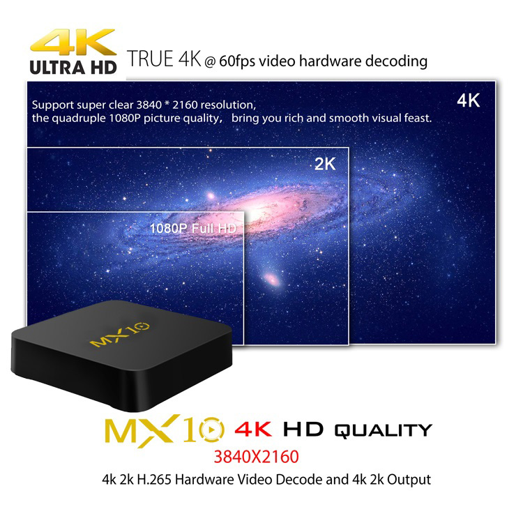[Italy Stock]Bundle MX10 Android 8.1 Oreo RK3328 4GB DDR4 32GB eMMC TV BOX + Tronsmart TSM01 EN Air Mouse