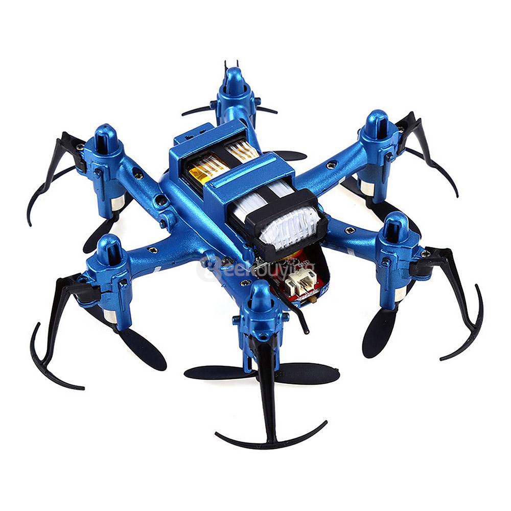 JJRC H20W WIFI FPV 2.0MP 720P HD Camera 3D Flip CF Mode 2.4G 6Axis Hexacopter VR Goggles Compatible with LED Light RTF - Blue