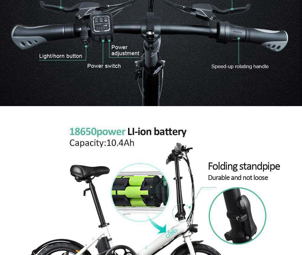 Fiido d3s folding online electric bike