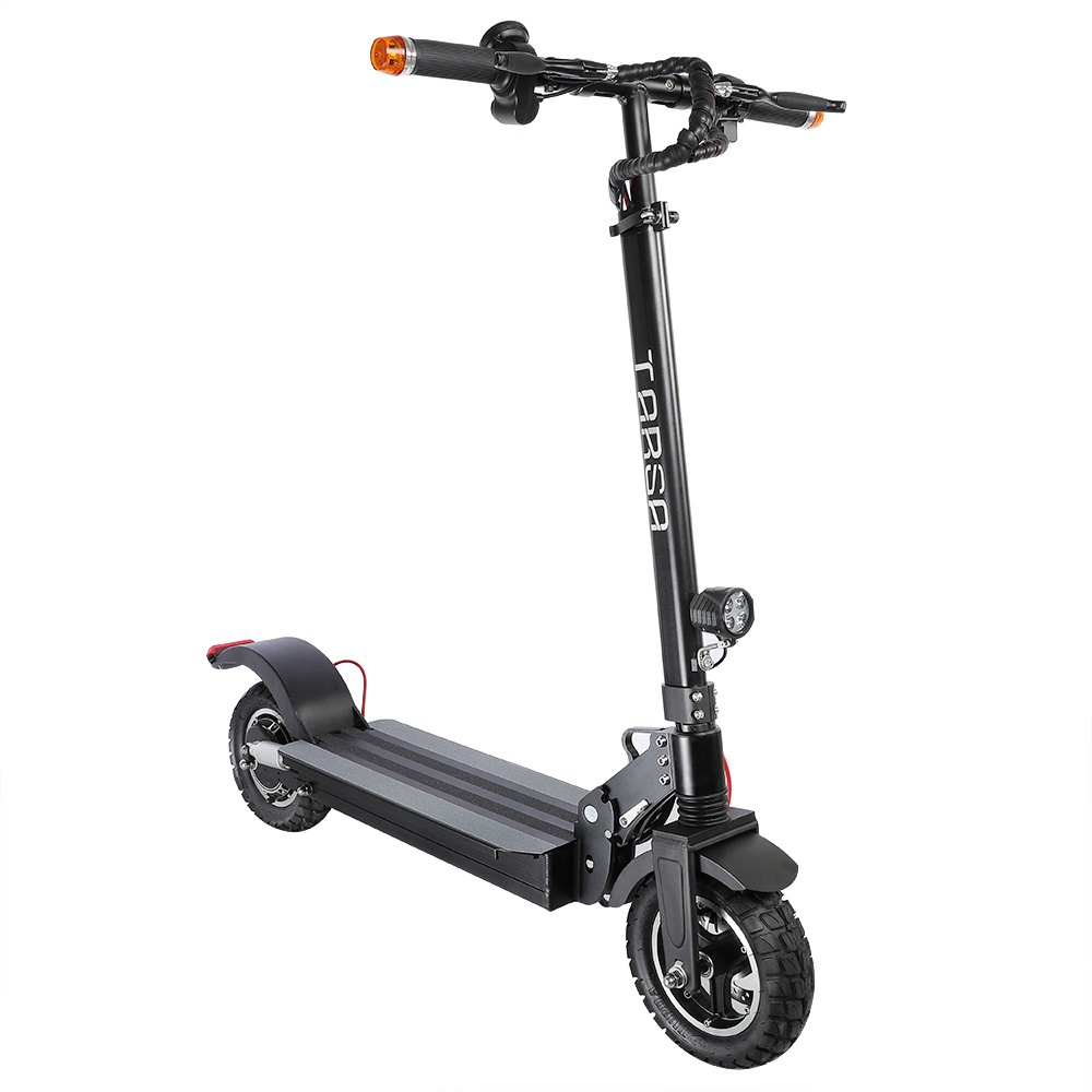 Tarsa T9 Off-road Folding Electric Scooter 500W Motor Max 40km/h 10Ah Battery 10 Inch Pneumatic Tire - Black