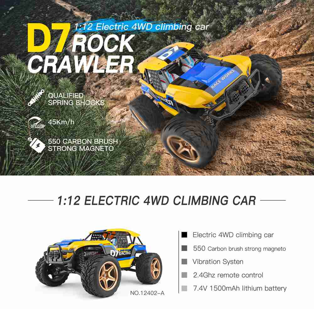 electric 4wd climbing car