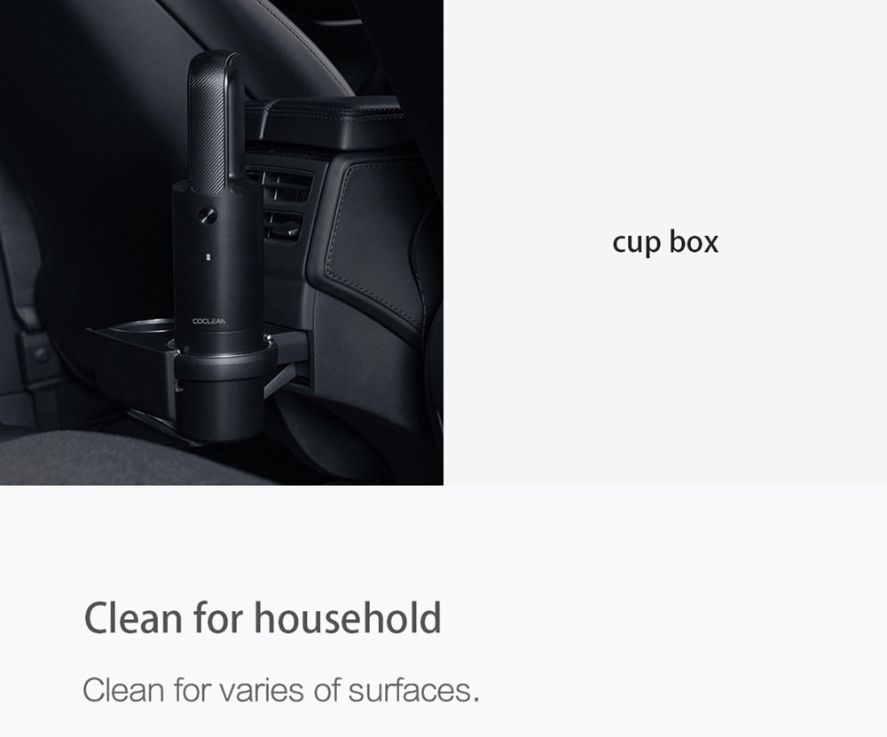 Xiaomi COCLEAN Car Portable Vacuum Cleaner 5000Pa Suction Black